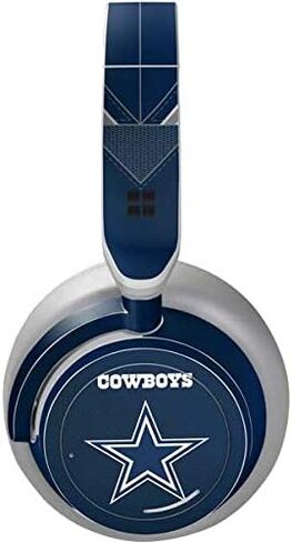 Skinit Decal Audio Skin Compatible with Surface Headphones - Officially Licensed NFL Dallas Cowboys Team Jersey Design in Saudi Arabia