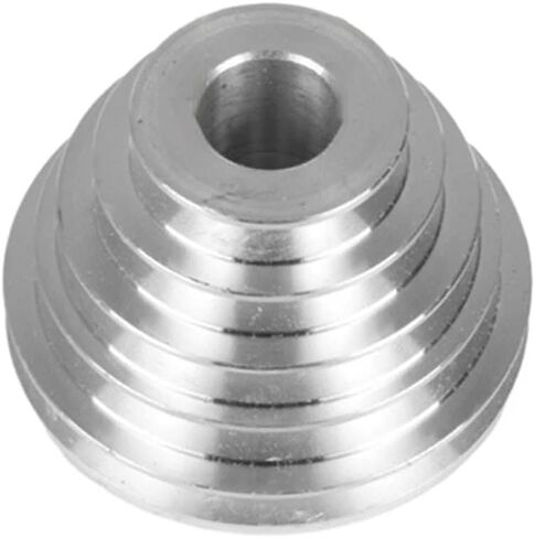Cosyhat Aluminum Pagoda Pulley Wheel Transmission Wheel for Benchtop Drill Press M8 Plug Hole for A Type V-Shaped(14mm) in Saudi Arabia
