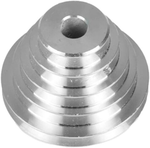 Cosyhat Aluminum Pagoda Pulley Wheel Transmission Wheel for Benchtop Drill Press M8 Plug Hole for A Type V-Shaped(14mm) in Saudi Arabia
