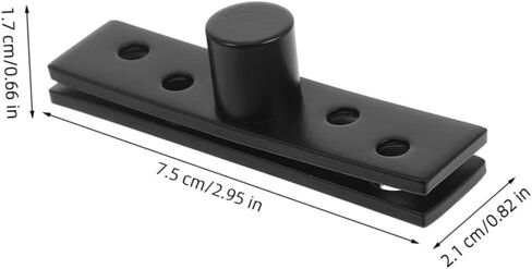 Gadpiparty 2pcs Stainless Steel Concealed Pivot Hinges Door Hardware for Hidden Doors and Cabinets Center Shaft Design for Smooth Rotation in Saudi Arabia