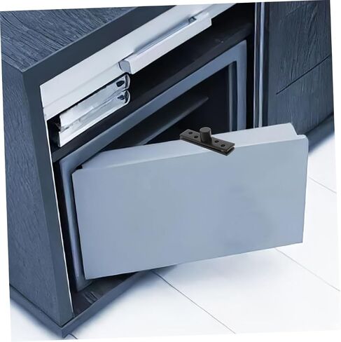 Gadpiparty 2pcs Stainless Steel Concealed Pivot Hinges Door Hardware for Hidden Doors and Cabinets Center Shaft Design for Smooth Rotation in Saudi Arabia