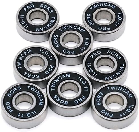 608RS ILQ-11 أسود ختم تحمل Skatboard Scooter 608 2RS Ball Bearing Miniature Roller Ball Bealings Kit 8pcs/set in Saudi Arabia