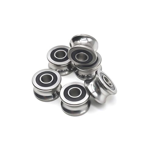 U22 8x22.5x14.5mm على شكل مستدير أسفل الأخدود بكرة محمل بكرات انزلاق تحمل محامل كرة أخدود 2 مساءً in Kuwait