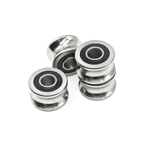 U22 8x22.5x14.5mm على شكل مستدير أسفل الأخدود بكرة محمل بكرات انزلاق تحمل محامل كرة أخدود 2 مساءً in Kuwait