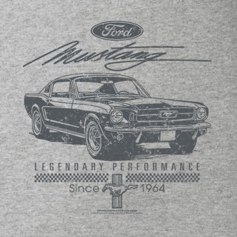 Wild Bobby Ford Mustang Legendary Performance EST 1964 | سيارات وشاحنات قميص عتيقة رجعية in Saudi Arabia
