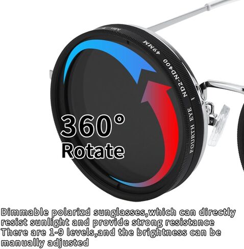 مصنوعة يدويًا ND-400 9 تروس مستقطبة قابلة للتعديل للرجال ، نظارات شمسية للنساء تصفية الغوص الصيد in Kuwait
