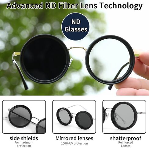 مصنوعة يدويًا ND-400 9 تروس مستقطبة قابلة للتعديل للرجال ، نظارات شمسية للنساء تصفية الغوص الصيد in Kuwait