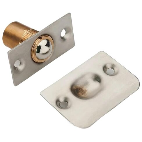 1pcs Door Stopper for Bathroom KTV Stainless Steel Closet Door Spring Ball Catch(Gold) in Saudi Arabia