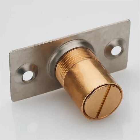 1pcs Door Stopper for Bathroom KTV Stainless Steel Closet Door Spring Ball Catch(Gold) in Saudi Arabia