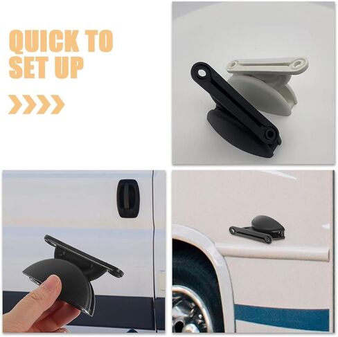 Pretyzoom 4pcs نايلون باب الصيد ل RV Motor Motor -Head Door Retainer لمدخلات السفر سهلة التثبيت لوازم RV الأساسية للمخيمين in Saudi Arabia