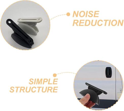 Pretyzoom 4pcs نايلون باب الصيد ل RV Motor Motor -Head Door Retainer لمدخلات السفر سهلة التثبيت لوازم RV الأساسية للمخيمين in Saudi Arabia