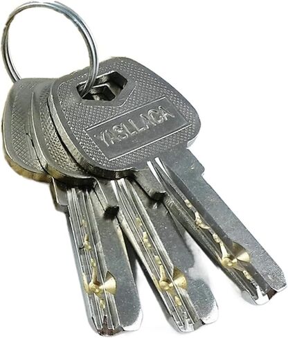 Chain Lock Household Stainless Steel Glass Door Lock Latch Lock Cylindrical Square Lock Office Single Open Non-Perforated Central Door Lock in Saudi Arabia