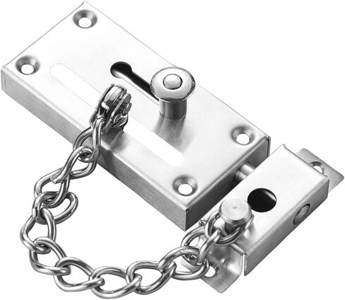 سلسلة قفل السلسلة من الفولاذ المقاوم للصدأ سلسلة الترباس قفل الباب قفل باب الأمان مع قفل باب السلسلة المضادة للسرقة in Kuwait