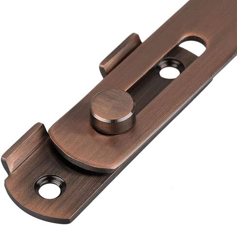 أقفال الأبواب والمزالج المنزلق قفل الباب القفل الفولاذ المقاوم للصدأ Hasp Latch Latch Home Safety Stain Door Super Home Home (Black+White) in Saudi Arabia