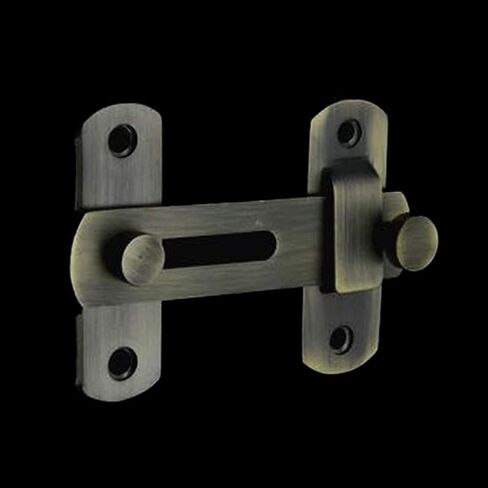 أقفال الأبواب والمزالج المنزلق قفل الباب القفل الفولاذ المقاوم للصدأ Hasp Latch Latch Home Safety Stain Door Super Home Home (Black+White) in Saudi Arabia