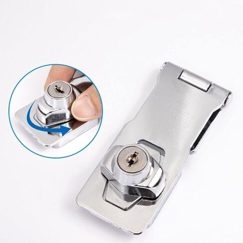 أقفال الأبواب والمزالج خالية من اللكمة مع قفل درج الأقفال خزانة مربع خزانة مزدوجة الباب قفل خزانة المكتب قفل أمان (4) in Kuwait