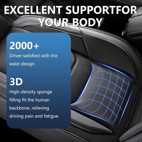 Car Seat Covers Front Seats Only, Universal Luxury Automotive Car Seat Protector 2 Pack, Waterproof Breathable Leather Car Seat Cushion for Most Vehicles SUV Pick-up Truck, Grey in Kuwait