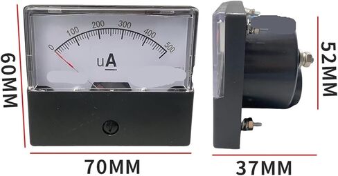 DH-670 DC Microampere Meter Panel 70mm*60mm(500UA) in Saudi Arabia