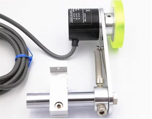 1PCS Rotary Encoder Meter Wheel mounting Bracket E6B2-CWZ6C E6B2-CWZ5B E6B2-CWZ1X 1000P 360P 600P 500P 100P 200P 1024P 2000P 2500P(E6B2-CWZ6C,300MM Circumference,360P) in Kuwait