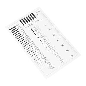 Cabilock Stainless Ruler Measuring Tape Flexible Flaw Detection Gauge for Crack Measurement Line Projection Tool in Kuwait