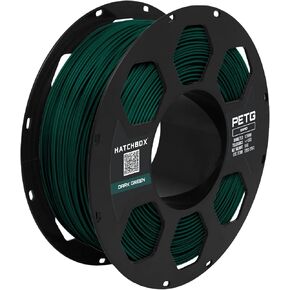 Hatchbox 1.75mm خضراء داكنة عالية السرعة Petg 3D الطابعة ، دقة الأبعاد +/- 0.03 مم ، 1 كجم ، متوافق مع طابعات FDM للطباعة السريعة والدقة in Kuwait