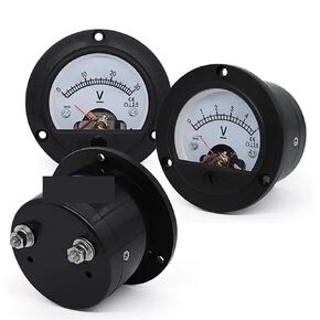 DH-52 DC Voltmeter Pointer Meter DC1V 2V 3V 5V 10V 15V 20V 25V 30V 50V 75V 100V 150V 200V 300V 450V 500V 1Pcs(600V) in Saudi Arabia