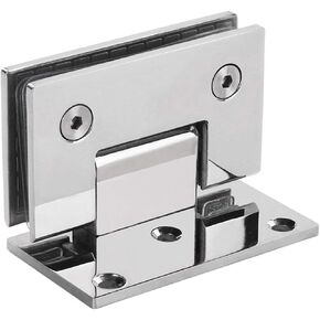 ThAyLa Hinges,Door Hinges,Bathroom Clamp,Furniture Hardware Soft Close Cabinet Hinge Accessories, Glossy Hinged Bathroom Clip 90 Degrees, Stainless Steel Single-Sided Hinge Shower Room Frameless G in Saudi Arabia