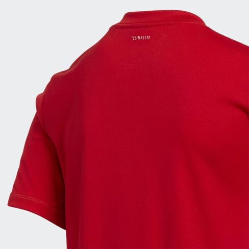Adidas Boys's Short Sleeve Aeroready Performance Logo T-Shirt ، أسود ، كبير in Kuwait