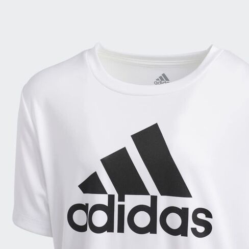 Adidas Boys's Short Sleeve Aeroready Performance Logo T-Shirt ، أسود ، كبير in Saudi Arabia