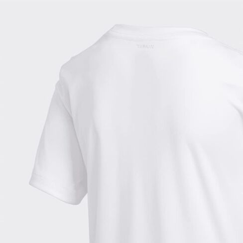 Adidas Boys's Short Sleeve Aeroready Performance Logo T-Shirt ، أسود ، كبير in Saudi Arabia