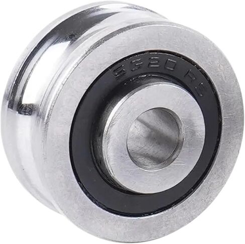 5set SG10 SG15 SG20 SG25SG66+M4 M5 M6 M8 Screw Bolts Bearing U-Groove Track Guide Roller Bearing Textile Machine Pulley Bearings(SG25 M8x28mm) in Saudi Arabia