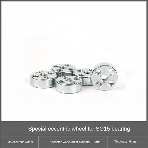 5set SG10 SG15 SG20 SG25SG66+M4 M5 M6 M8 Screw Bolts Bearing U-Groove Track Guide Roller Bearing Textile Machine Pulley Bearings(SG25 M8x28mm) in Saudi Arabia