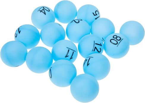 Toyandona 16pcs الحفلات كرات السحب من البلاستيك كرات مرقمة بسلاسة الترفيه Bingo لعبة للأولاد والفتيات البالغين in Saudi Arabia