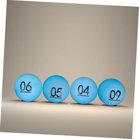 Toyandona 16pcs الحفلات كرات السحب من البلاستيك كرات مرقمة بسلاسة الترفيه Bingo لعبة للأولاد والفتيات البالغين in Saudi Arabia