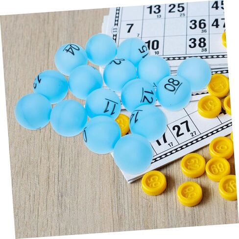 Toyandona 16pcs الحفلات كرات السحب من البلاستيك كرات مرقمة بسلاسة الترفيه Bingo لعبة للأولاد والفتيات البالغين in Saudi Arabia