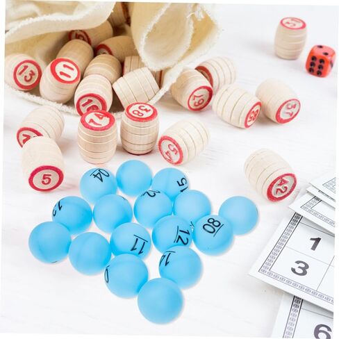 Toyandona 16pcs الحفلات كرات السحب من البلاستيك كرات مرقمة بسلاسة الترفيه Bingo لعبة للأولاد والفتيات البالغين in Saudi Arabia