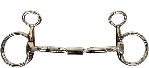 BAR H Equine 5 in Mouth Snaffle Bit Stainless Steel | Horse Bits Western Training for Horses in Saudi Arabia