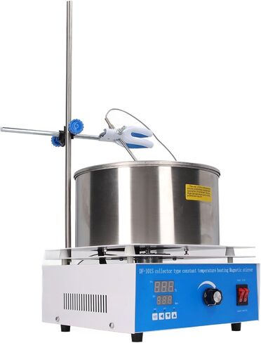 Thermostatic Water Bath 3L LCD Display Precise Temperature Control Laboratory Water Bath with Magnetic Stirrer (US Plug 110V) in Saudi Arabia
