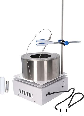 Thermostatic Water Bath 3L LCD Display Precise Temperature Control Laboratory Water Bath with Magnetic Stirrer (US Plug 110V) in Saudi Arabia