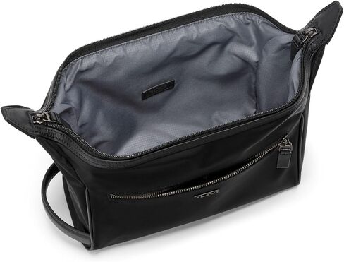 TUMI - Travel Accessories Dopp Kit - Men's Travel Essentials Framed Toiletry Bag - Black Emobossed Leather in Saudi Arabia