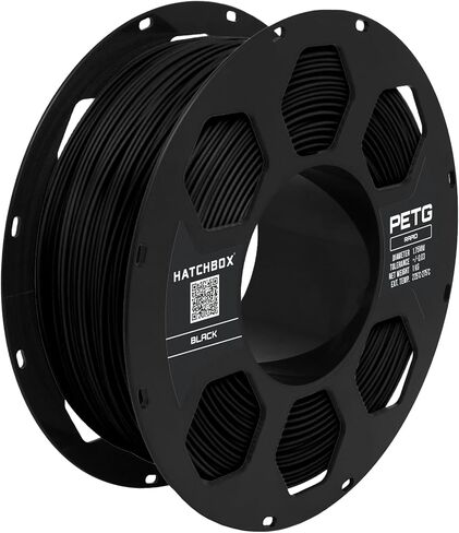 HATCHBOX 1.75mm Dark Green High Speed PETG 3D Printer Filament, Dimensional Accuracy +/- 0.03 mm, 1 kg Spool, Compatible with FDM Printers for Fast, Precise Printing in Kuwait