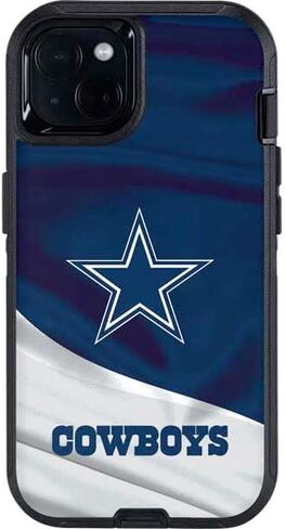 Skinit Decal Phone Skin Compatible with OtterBox Defender iPhone 15 Plus - Officially Licensed NFL Dallas Cowboys Design in Saudi Arabia
