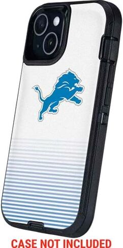 Skinit Decal Phone Skin Compatible with OtterBox Defender iPhone 13 - Officially Licensed NFL Detroit Lions Breakaway Design in Saudi Arabia