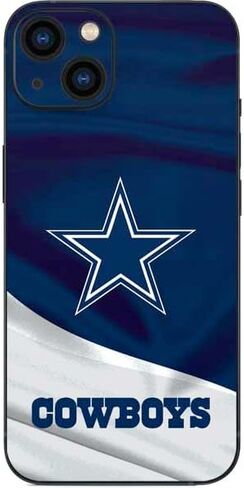 Skinit Skinit Phone Skin متوافق مع iPhone 15 - تصميم NFL Dallas Cowboys مرخص رسميًا in Saudi Arabia