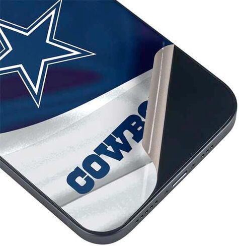 Skinit Skinit Phone Skin متوافق مع iPhone 15 - تصميم NFL Dallas Cowboys مرخص رسميًا in Saudi Arabia