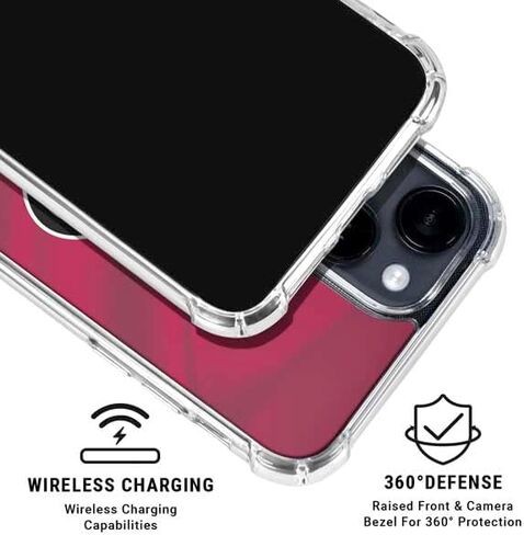 Skinit Clear Phone Case متوافق مع iPhone 15 Plus - تصميم NFL San Francisco 49ers المرخص رسميًا in Saudi Arabia