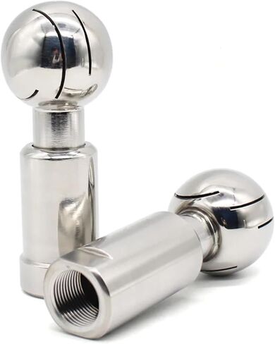 1pc BSP1/2 "3/4" SS304/316L من الفولاذ المقاوم للصدأ كرات رذاذ كروي CIP Cleaning Head 360 Delegree Homebrew Thread (SS304،1/2 ") in Saudi Arabia