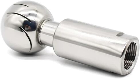 1pc BSP1/2 "3/4" SS304/316L من الفولاذ المقاوم للصدأ كرات رذاذ كروي CIP Cleaning Head 360 Delegree Homebrew Thread (SS304،1/2 ") in Saudi Arabia