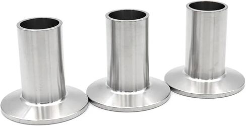 1pc SS304 Stainless Steel Length 60mm Long Welding Ferrule Tri Clamp OD19/25/32/38/45/51/63/76/89/102mm Pipe Fitting Flange L 60mm T 3mm(25mm Ferrule 50.5) in Saudi Arabia