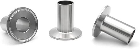1pc SS304 Stainless Steel Length 60mm Long Welding Ferrule Tri Clamp OD19/25/32/38/45/51/63/76/89/102mm Pipe Fitting Flange L 60mm T 3mm(25mm Ferrule 50.5) in Saudi Arabia